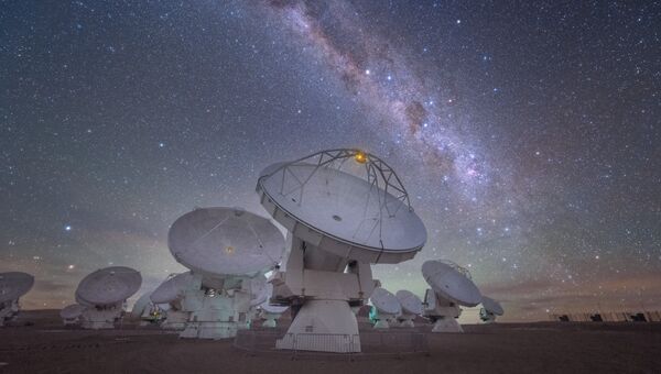 Млечный Путь сфотографированный в Чили