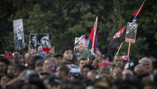 Церемония прощания с лидером кубинской революции Фиделем Кастро