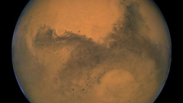 Снимок Марса, сделанный космическим телескопом Хаббл