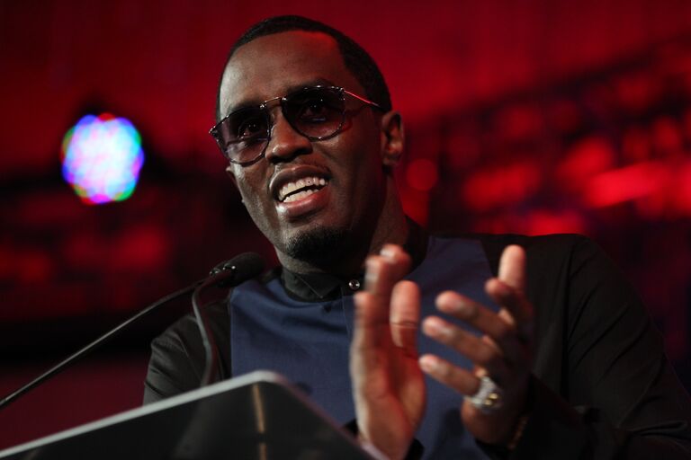 Американский рэпер Diddy (Шон Комбс) на REVOLT Music Conference, штат Флорида