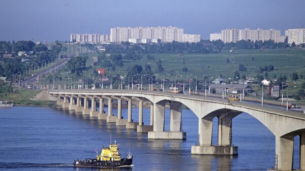 Мост через Волгу. Кострома. Архивное фото
