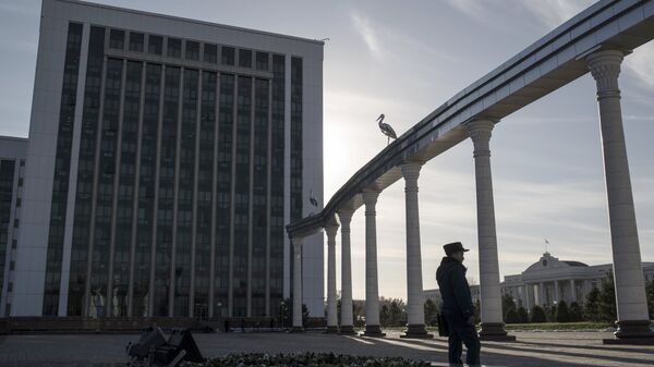 Здание министерства финансов Узбекистана в Ташкенте. Архивное фото.