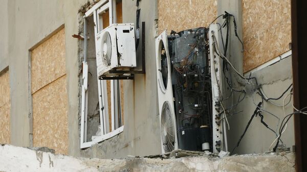 Последствия обстрела Донецкой фильтровальной станции. Архивное фото