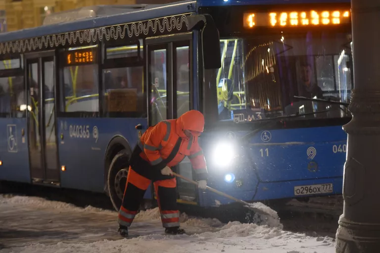 Снегопад в Москве Снегопад в Москве