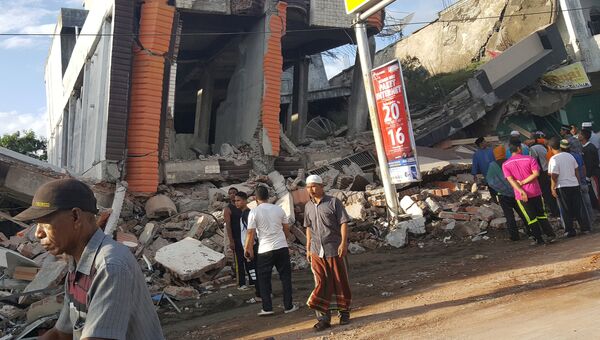Последствия землетрясения в Индонезии. 7 декабря 2016