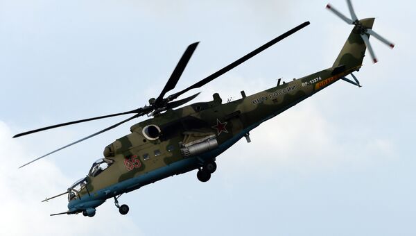 Вертолет Ми-35. Архивное фото