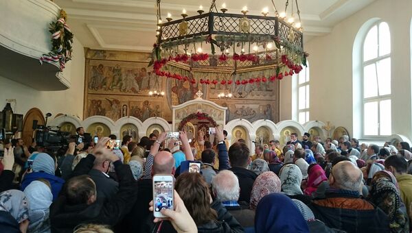 Патриарх Кирилл совершил Божественную литургию в Цюрихе в храме РПЦ в честь Воскресения Христова