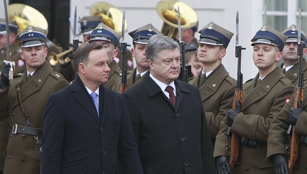 Президент Украины Петр Порошенко и президент Польши Анджей Дуда. Архивное фото