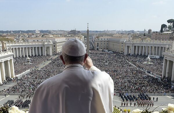Папа римский Франциск в Ватикане