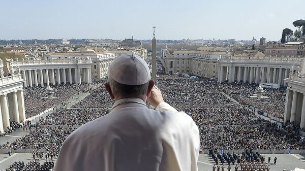 Папа римский Франциск в Ватикане