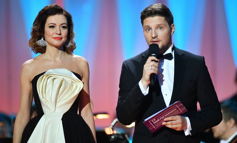 Ведущие Татьяна Геворкян и Александр Малич конкурса Щелкунчик Ведущие Татьяна Геворкян и Александр Малич конкурса Щелкунчик