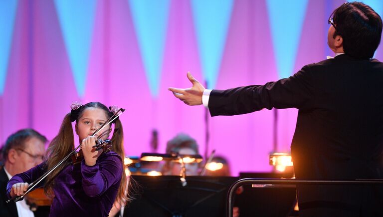 Участница из Испании Софи Лейфер во время финального тура конкурса Щелкунчик Участница из Испании Софи Лейфер во время финального тура конкурса Щелкунчик