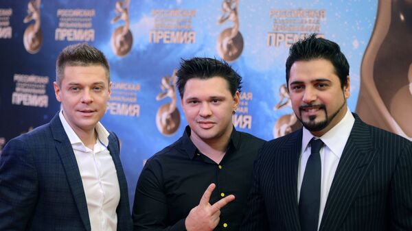 Участники группы Корни на церемонии вручения Российской национальной музыкальной премии в Кремле