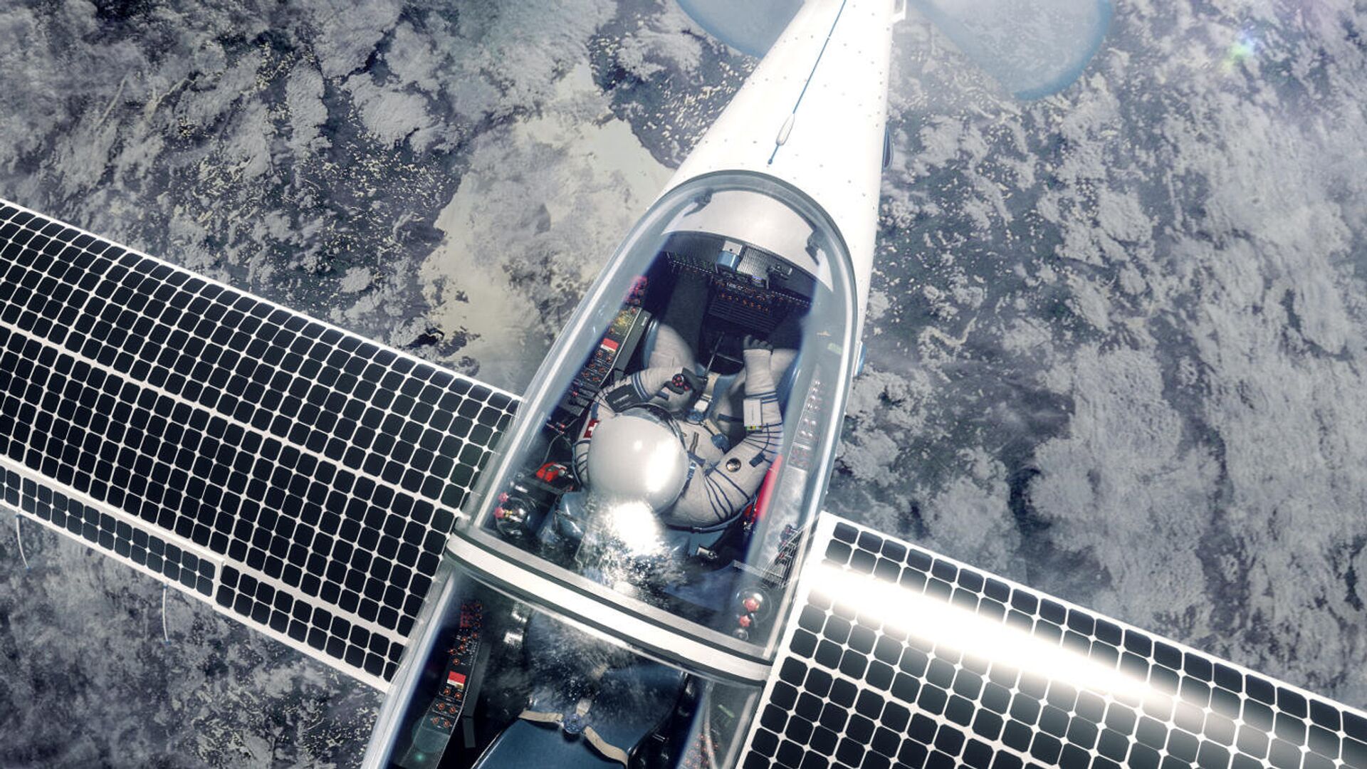 Уникальный двухместный самолет на солнечных батареях SolarStratos, 2016 - РИА Новости, 1920, 07.07.2020