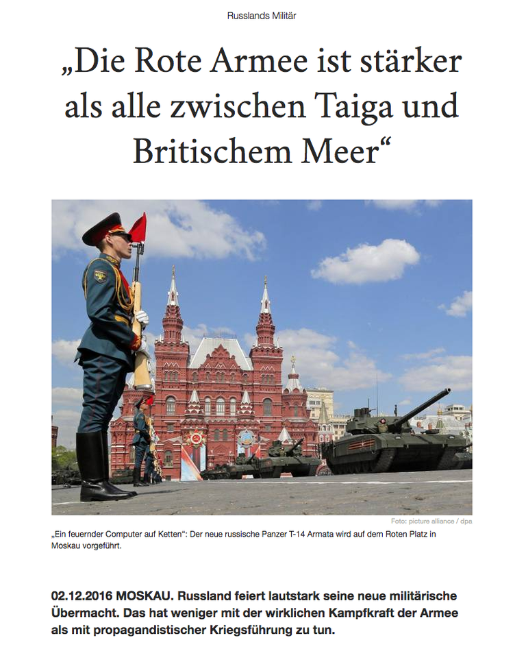 Фрагмент статьи на сайте немецкого издания The General-Anzeiger 