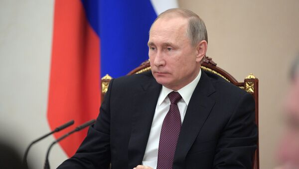 Президент РФ Владимир Путин во время заседания совета Агентства стратегических инициатив в Кремле. 8 декабря 2016