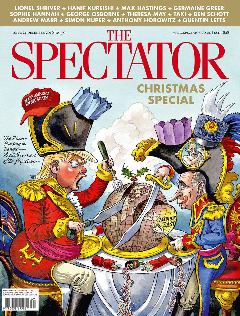 Обложка еженедельного британского журнала The Spectator Обложка еженедельного британского журнала The Spectator