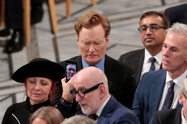 Американский комик Конан О'Брайен во время церемонии награждения Нобелевской премии мира в Осло