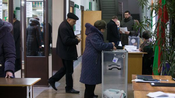 Голосование на выборах президента Приднестровья