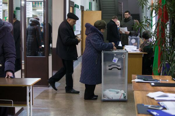 Голосование на выборах президента Приднестровья