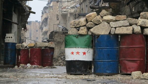 Освобожденный квартал восточного Алеппо