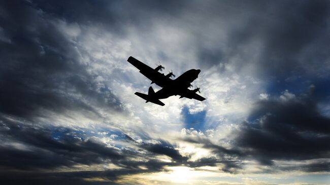 Военно-транспортный самолет ВВС США С-130 Hercules