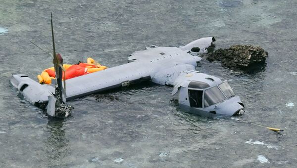 Конвертоплан корпуса Морской пехоты США MV-22 Osprey потерпел аварию у берегов Японии в районе префектуры Окинава
