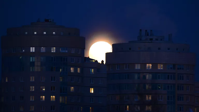 Суперлуние в Екатеринбурге Суперлуние в Екатеринбурге