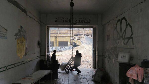 Ситуация в восточном Алеппо. Архивное фото