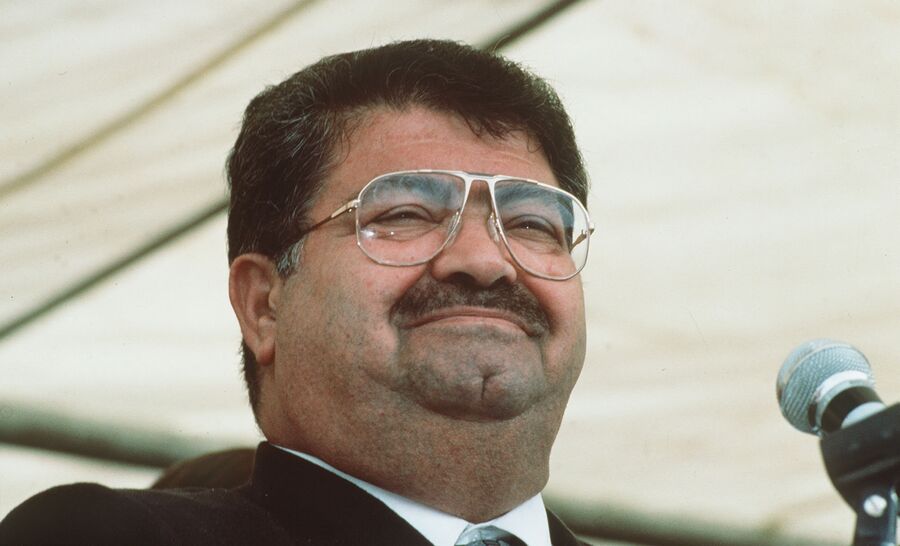 Турецкий государственный и политический деятель Тургут Озал. 1991 год 