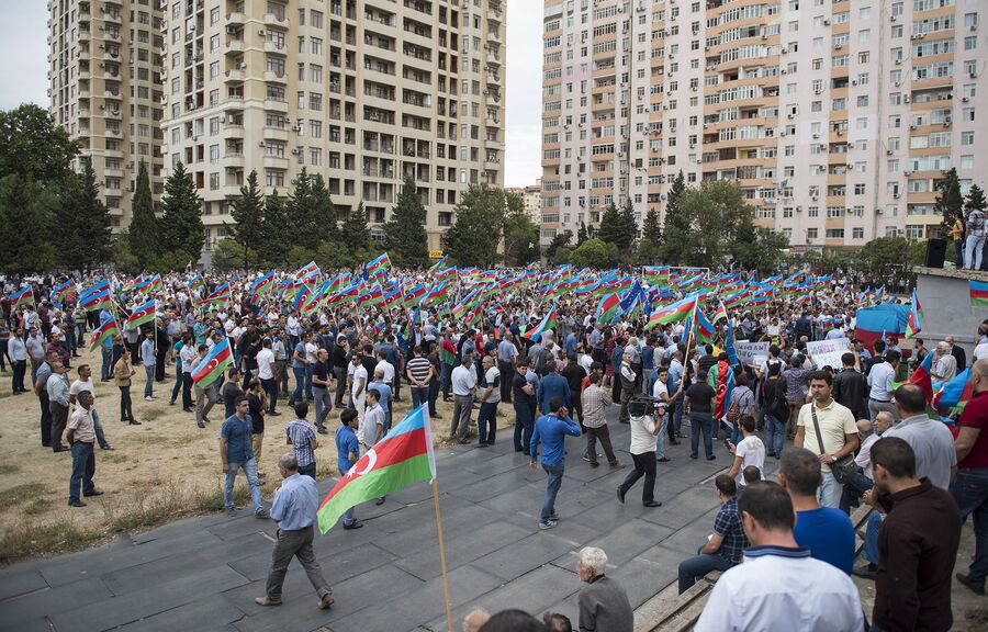 Митинг оппозиции в Баку 