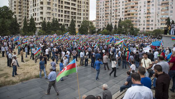 Митинг оппозиции в Баку. Архивное фото
