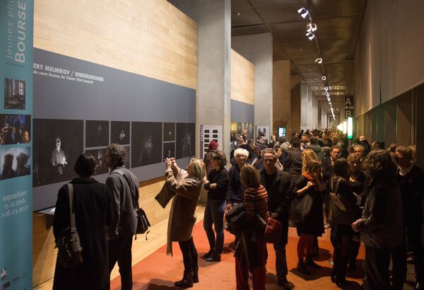 Открытие выставки победителей международного конкурса Bourse du Talent 2016 в Национальной библиотеке Франции Франсуа Миттерана в Париже