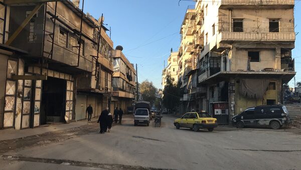 Квартал Мидан в городе Алеппо, Сирия