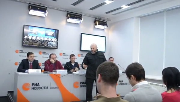 Ситуация в пресс-центре РИА Новости Украина. 19 декабря 2016