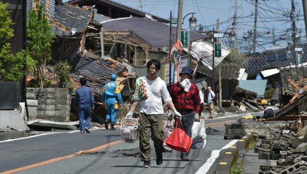 Последствия землетрясения в Японии. Архивное фото