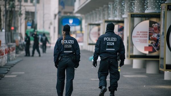Сотрудники полиции в Берлине. Архивное фото