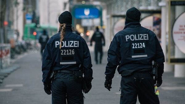 Сотрудники полиции в Берлине