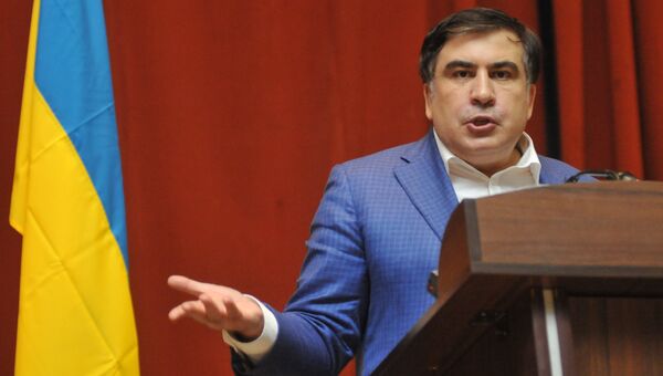 Выступление Михаила Саакашвили во Львове. Архивное фото