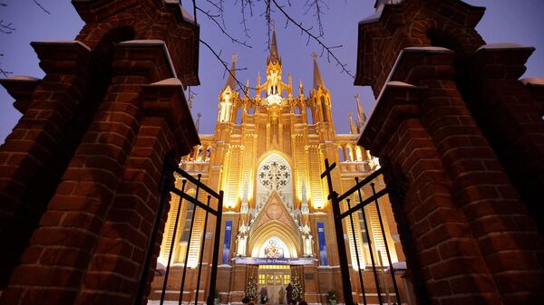 Кафедральный собор Непорочного зачатия Девы Марии в Москве. Архивное фото