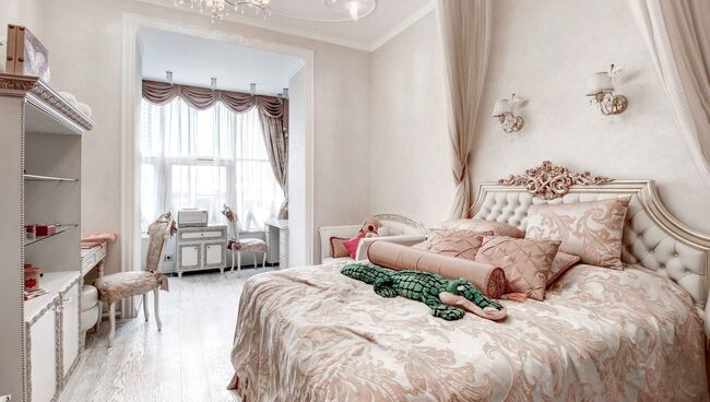 Спальня в квартире на Минской улице