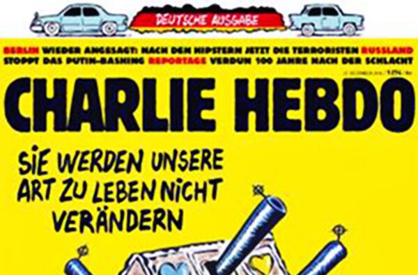 Обложка немецкого издания Charlie Hebdo