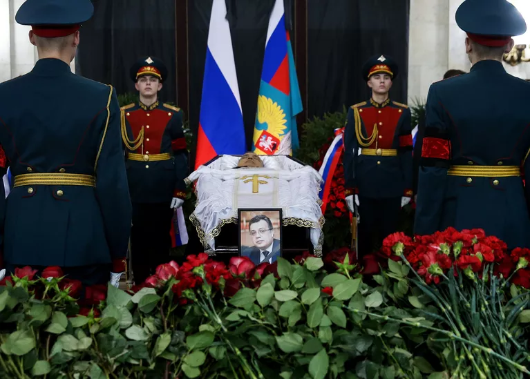 Церемония прощания с послом России в Турции Андреем Карловым в министерстве иностранных дел России Церемония прощания с послом России в Турции Андреем Карловым в министерстве иностранных дел России