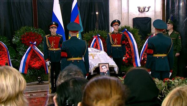LIVE: Церемония прощания с послом России в Турции Андреем Карловым
