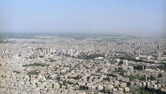 Вид на Дамаск с горы Касьюн