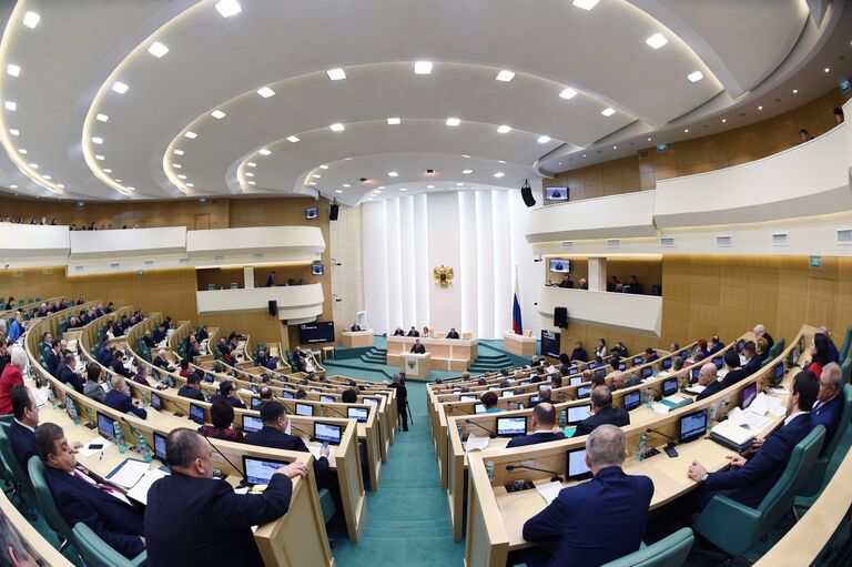 Заседание Совета Федерации РФ. 23 декабря 2016