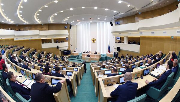 Заседание Совета Федерации РФ. 23 декабря 2016