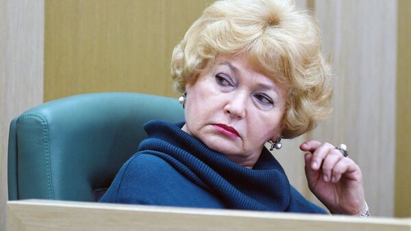 Член Совета Федерации РФ Людмила Нарусова. Архивное фото