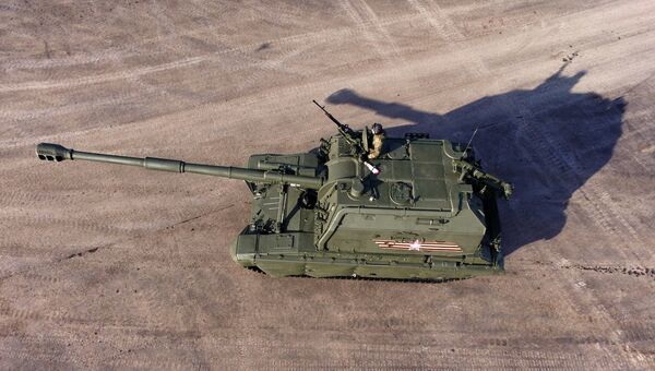Самоходная артиллерийская установка МСТА-С. Архивное фото