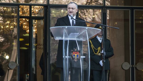 Инаугурация избранного президента Молдавии Игоря Додона. Архивное фото